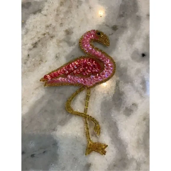 Pink Flamingo Appliqué - Picture 2 of 5
